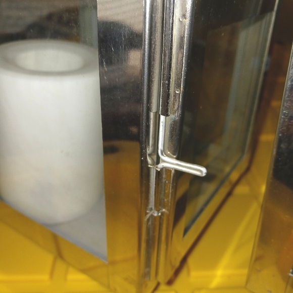 Lantern Boxes Decor Metal and Glass with Candles - Picture 8 of 11